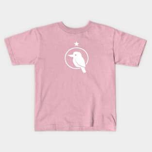 Kookaburra, minimal art for birds and ornithology lovers Kids T-Shirt